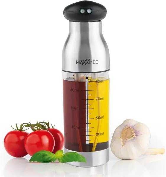Sprühflasche Essig und Öl 2in1, Edelstahl, 200 ml