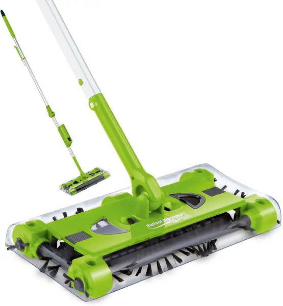 Swivel Sweeper Akku-Besen + Zusatzakku - einfache
